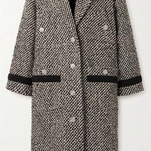 Gucci wool-blend boucle coat.